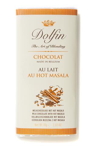 Шоколад dolfin молочный с горячей масалой 70г арт.207301 (5413415207301) (5413415207301)